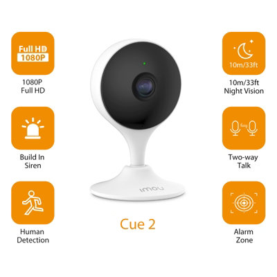 Imou Cue 2 2MP Indoor Smart Security Camera DIY at B Q
