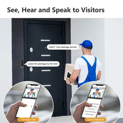 Imou DB60 2K Wireless Battery Video Doorbell and Chime