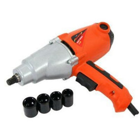 Impact Drill Wrench 1/2" Dr Power Tool with Sockets 1010W (Neilsen CT0079)