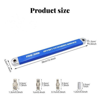3/8 inch offset extension wrench Impact Ready Socket Togo