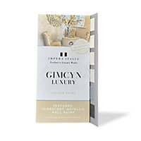 Impera Italia Gimcyn Luxury Colour Chart with 18 Hand Applied Paint Swatches Made Using Genuine Paint. Guidance included.