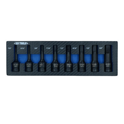 Imperial Deep Impact Allen Hex Key Sockets 1/2in Drive 1/4in - 3/4in 8pc Set