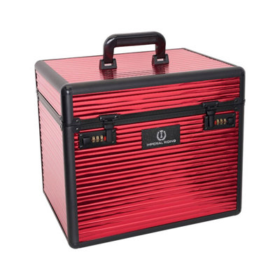 Imperial Riding IRHShiny Clic Horse Grooming Box Red (M) Price Comparisons | Compare The Build