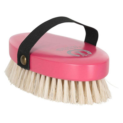 Imperial Riding Logo Horse Brush Neon Pink (One Size) Price Comparisons | Compare The Build