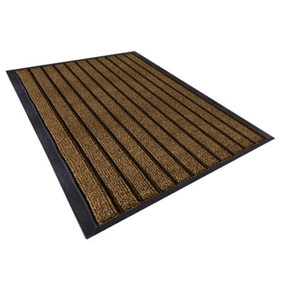 Imperial Rooms Brown Striped Barrier mat, 50cm x 80cm