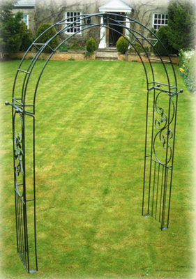 Imperial Traditional Arch (Inc Ground Spikes) Garden Archway - Solid ...