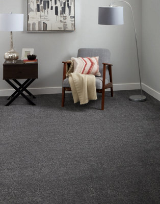 Impero Almeria Dark Grey Carpet 3m x 4m 12m