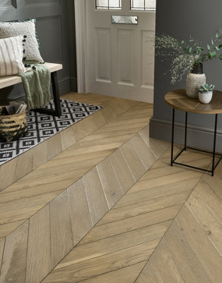 Impero Chevron Bavarian Oak. 1.94m² Pack Price Comparisons | Compare The Build