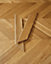 Impero Gold Oak effect Oak Real wood top layer flooring, 1.69m² Pack