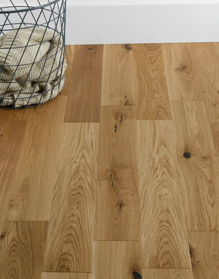 Impero Select Natural Oak - Brushed & Lacquered. 2.4m² Pack