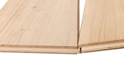 Impero Unfinished Natural Oak Engineered Wood Flooring. 2.16m² Pack