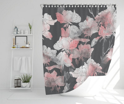Imprints flowers and leaves of wild rose (Shower Curtain) / Default Title Price Comparisons | Compare The Build