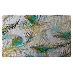 Imprints peacock feathers (Bath Towel) / Default Title