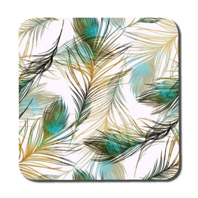 Imprints peacock feathers (Coaster) / Default Title