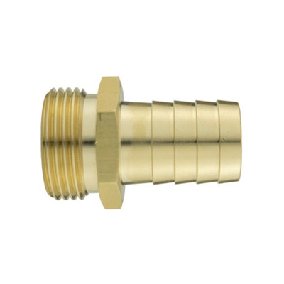 in-line full flow lever valve with brass barb connectors (3/4"-19mm)for  hose/irrigation/ponds - 8