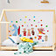 In The Night Garden Wall Sticker Pack Children's Bedroom Nursery Playroom Décor Self-Adhesive Removable