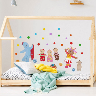 In The Night Garden Wall Sticker Pack Children's Bedroom Nursery Playroom Décor Self-Adhesive Removable