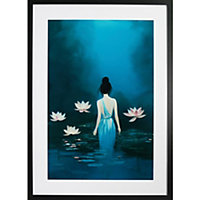 In The Pond - Treechild - 50 x 70cm Framed Print