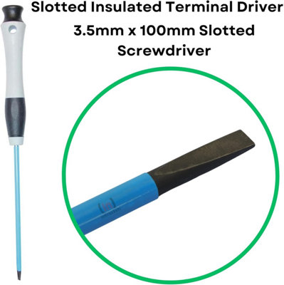 Inbrackets Professional Insulated Terminal Screwdriver Set - 2-Pack 3 ...
