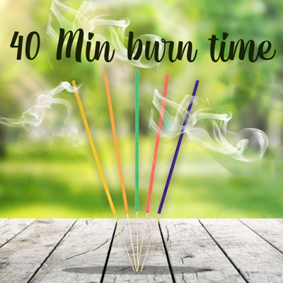 Incense Sticks Mixed Fragrance 120 Pack by Laeto Ageless Aromatherapy - FREE DELIVERY INCLUDED