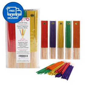 Incense Sticks Mixed Fragrance 160 Pack by Laeto Ageless Aromatherapy - FREE DELIVERY INCLUDED