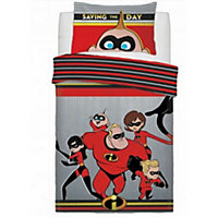 Incredibles Childrens/Kids Saving The Day Duvet Set Multicoloured (Double)