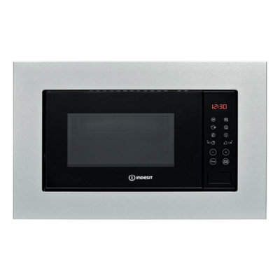 Indesit MWI120GX 20L Builtin Microwave with Grill at B&Q