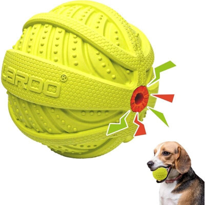 Indestructible Dog Toy Natural Rubber Dog Ball, Floating on Water Dog ...