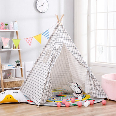 Indian Kids Play Tent Indoor Teepee Tent Portable Playhouse for boys and girl