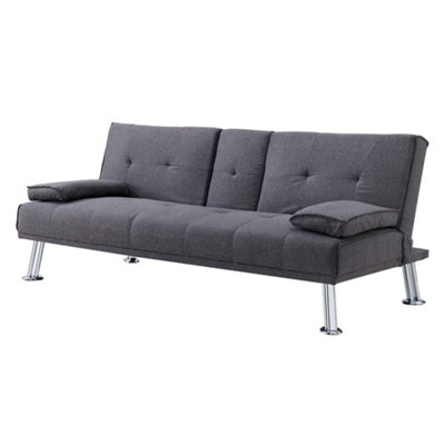 Hogan 3 seater on sale fabric sofa bed