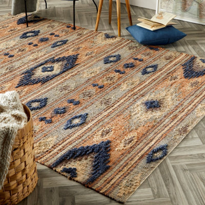 La Playa Silver Wool Rug by Origins