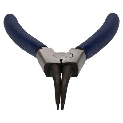 Individual Circlip Plier External Bent 6" 150mm with dipped handles