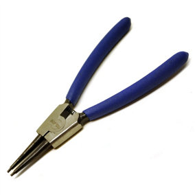 Individual Circlip Plier External Straight 6in 150mm with dipped handles