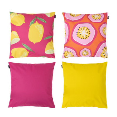 Indoor and Outdoor Fruity Prints Indoor Set of 4 - Collection Two