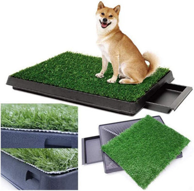 Artificial grass toilet mat for dogs best sale