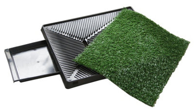 Indoor Artificial Dog Toilet Mat DIY at B Q