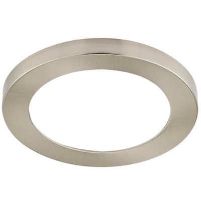 Indoor Ceiling Lighting and Wall Light 18W IP44 - Colour Changing White Light - Satin Nickel Finish