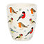 Indoor Ceramic Bird Print Plant Pot (H13 x W11 cm)