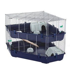 Indoor Double Corner Cage Rabbit & Guinea Pig by Little Friends