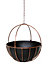 Indoor Kensington Hanging Planter - Mild Steel - H34 x W30 x L30 cm - Copper