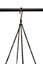 Indoor Kensington Tall Hanging Planter - Mild Steel - L24 x W24 x H60 cm - Copper