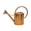 Indoor Kensington Traditional Copper Watering Can - Metal - L40 x W40 x H25 cm - Copper