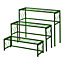 Indoor/Outdoor Plant stand set- Nesting Plant Stand 3 Piece Set - Sage Green