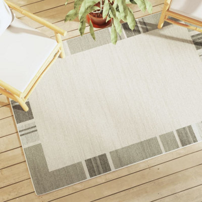 INDOOR & OUTDOOR RUG SHORT PILE MULTICOLOUR 120X180 CM ANTI SLIP