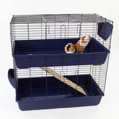 Blue store rabbit hutch