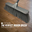 Indoor Sweeping Broom Floor Cleaning Brush - Silver / Grey