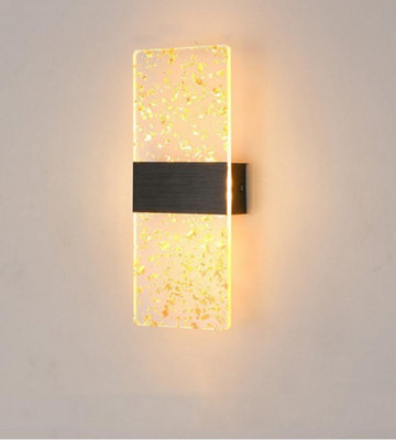 Indoor Wall Lamps LED Sconce Wall Light Modern Decor 6W Black