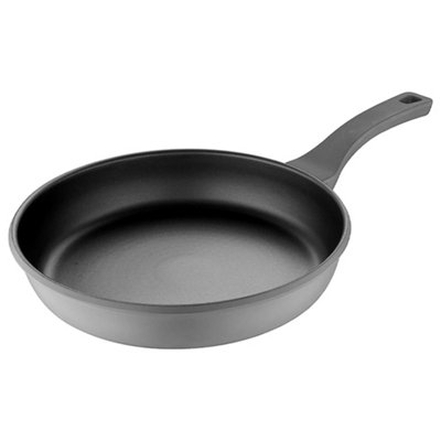 Induction Nonstick Aluminium Frying Pan 28cm Retro Black DIY at B&Q