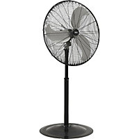 Industrial 30" Oscillating Pedestal Fan - 3 Speed - High Velocity - Guarded