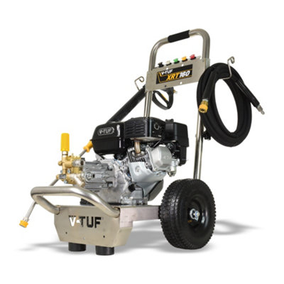 V-Tuf GB065 200bar Petrol Industrial Gearbox Driven Pressure Washer 196cc 6.5hp
